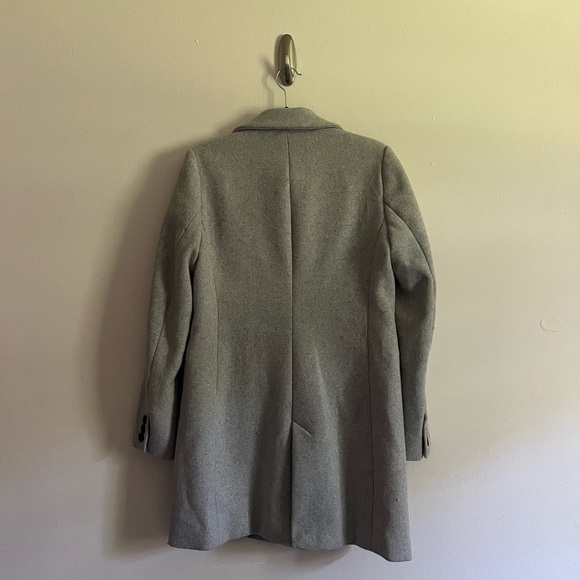 Wool Light Grey Peacoat - Picture 2 of 4